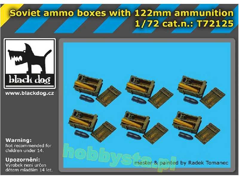 Soviet Ammo Boxes With 122mm Ammunition - zdjęcie 1