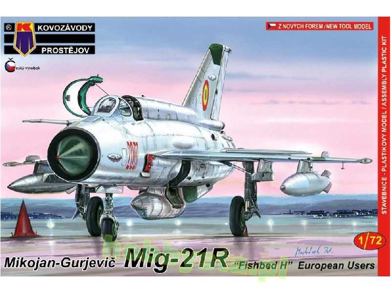 Mig-21r Fishbed H European Users - Reedition, New Decals Scheme - zdjęcie 1