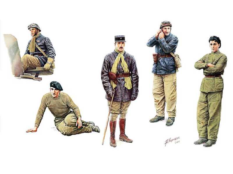 Figurki Francuska załoga czołgu - zdjęcie 1 Figurki Francuska załoga czołgu - zdjęcie 1