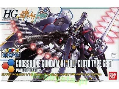 Crossbone Gundam X1 Full Cloth Type. Gbft Plated Clear Ver. (Gun - zdjęcie 1