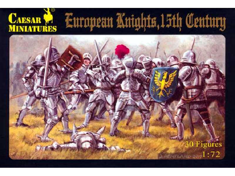Figurki Europejscy rycerze - 15 wiek - zdjęcie 1