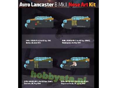 Avro Lancaster B Mk.I Nose Art Kit - zdjęcie 2