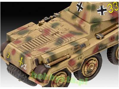 First Diorama Set - Sd.Kfz. 234/2 Puma zestaw z farbkami  - zdjęcie 2