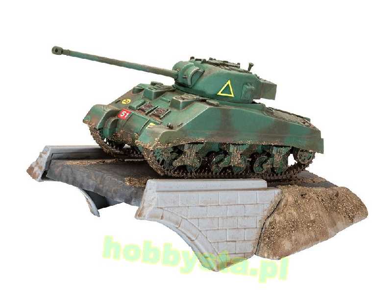 First Diorama Set - Sherman Firefly zestaw z farbkami i klejem - zdjęcie 1 First Diorama Set - Sherman Firefly zestaw z farbkami i klejem - zdjęcie 1