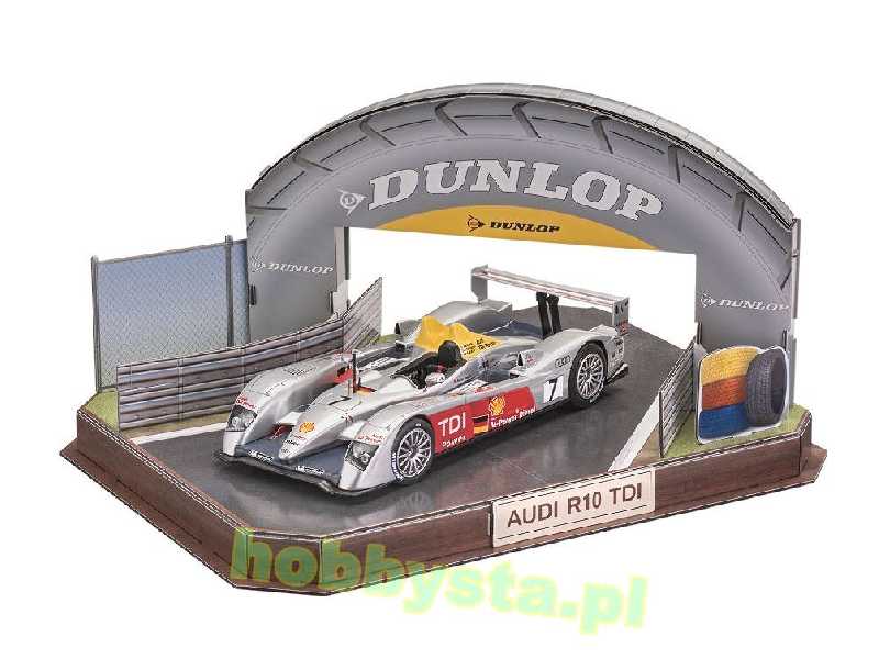 Giftset Audi R10 TDI LeMans + 3D Puzzle - zdjęcie 1 Giftset Audi R10 TDI LeMans + 3D Puzzle - zdjęcie 1