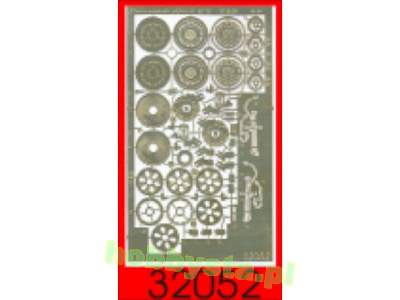 Sukhoi Su-25 Wheels Hubs/Discs (For Trumpeter Kits) - zdjęcie 1