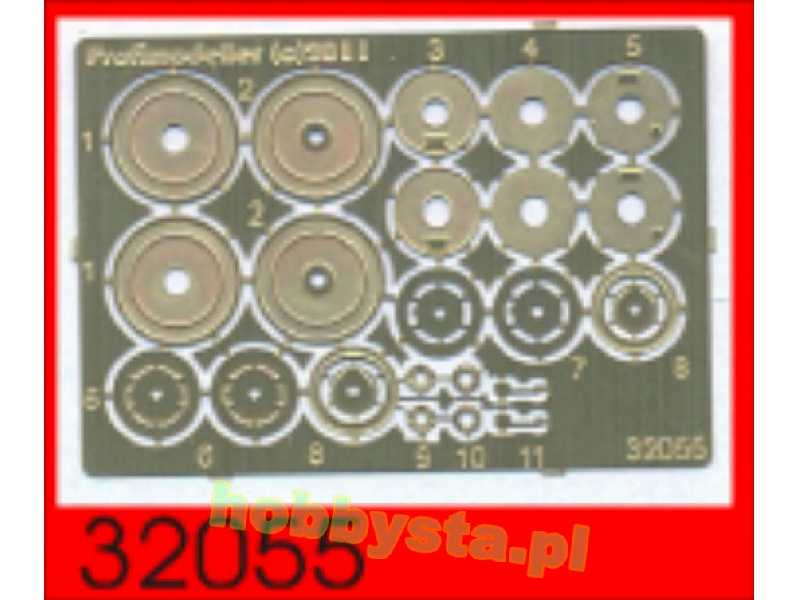 Mil Mi-24v Hind Wheel Hubs/Discs (For Trumpeter Kits) - zdjęcie 1 Mil Mi-24v Hind Wheel Hubs/Discs (For Trumpeter Kits) - zdjęcie 1