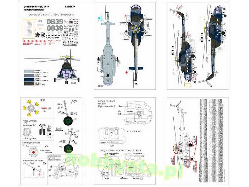 Decals Mil Mi-17 Cz Nato Decals - zdjęcie 1 Decals Mil Mi-17 Cz Nato Decals - zdjęcie 1