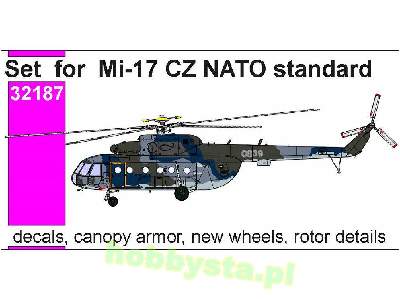 Set For Mi-17 Cz Nato Standard (Includes Decals, Canopy Armour,  - zdjęcie 1