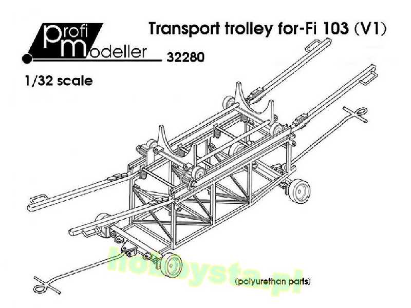 Transport Trolley For Fi-103 (V1) - zdjęcie 1 Transport Trolley For Fi-103 (V1) - zdjęcie 1