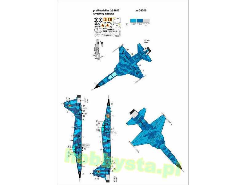 Decals Northrop F-5e Tiger Vfc-13 - Hasegawa Kits - zdjęcie 1