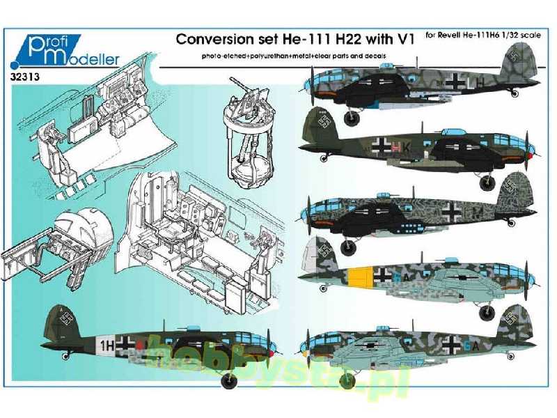 He-111 H22 Conversion Middle Set Revell - zdjęcie 1 He-111 H22 Conversion Middle Set Revell - zdjęcie 1