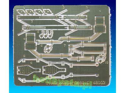 Lockheed P-38 Lightning Undercarriage Bays Set (Designed To Be U - zdjęcie 1