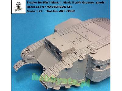 Tracks With Grouser Spuds For The WWi Tank Mk.I/Mk.Ii Male/Femal - zdjęcie 1