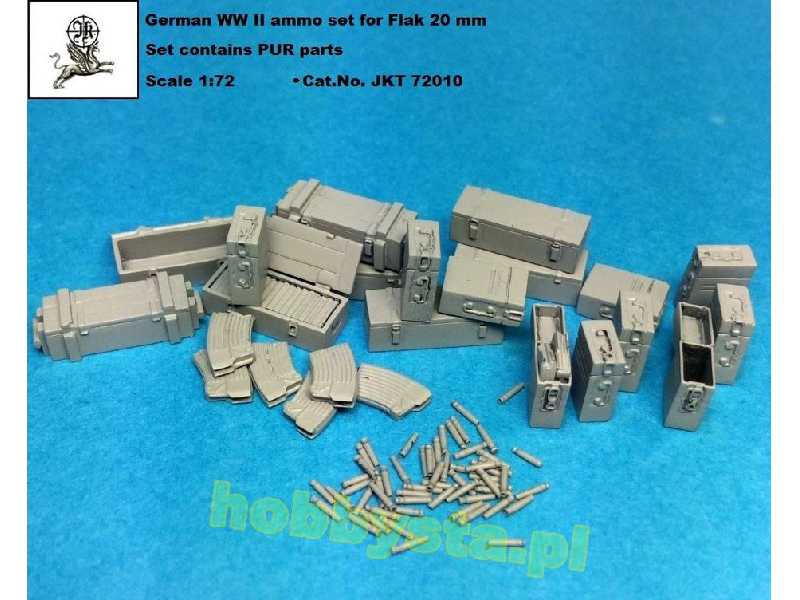 German WW Ii Flak 20 mm Ammo Set (Pur Parts) - zdjęcie 1