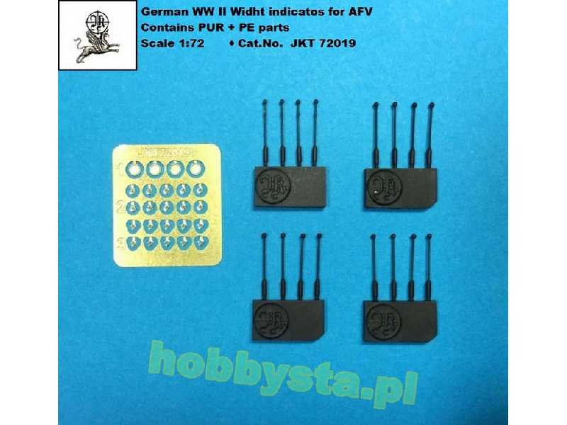 German WWii Width Indicator Bars (Designed To Be Used With Afv M - zdjęcie 1