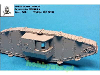 Tracks For WWi Tank Mark Iv With Grouser Spuds (Designed To Be U - zdjęcie 1