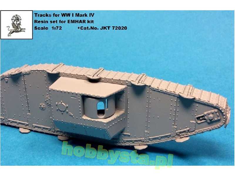 Tracks For WWi Tank Mark Iv With Grouser Spuds (Designed To Be U - zdjęcie 1 Tracks For WWi Tank Mark Iv With Grouser Spuds (Designed To Be U - zdjęcie 1