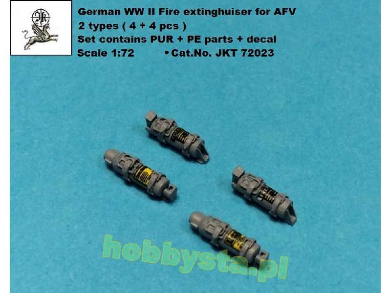 German WWii Fire Extinguishers With Etched Parts And Decals - zdjęcie 1 German WWii Fire Extinguishers With Etched Parts And Decals - zdjęcie 1