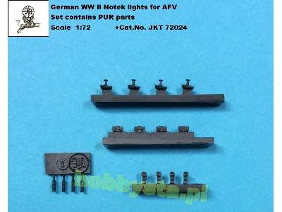 German WW Ii Notek Lights For Afv (Pur Parts) - zdjęcie 1