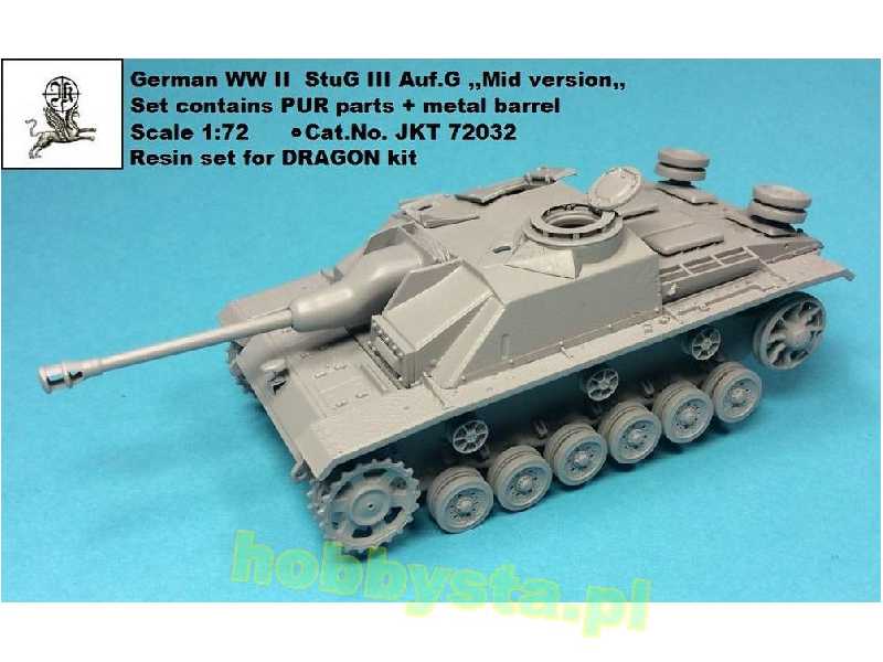 German WW Ii Stug Iii Auf.G Mid Version For Dragon Kit - zdjęcie 1 German WW Ii Stug Iii Auf.G Mid Version For Dragon Kit - zdjęcie 1
