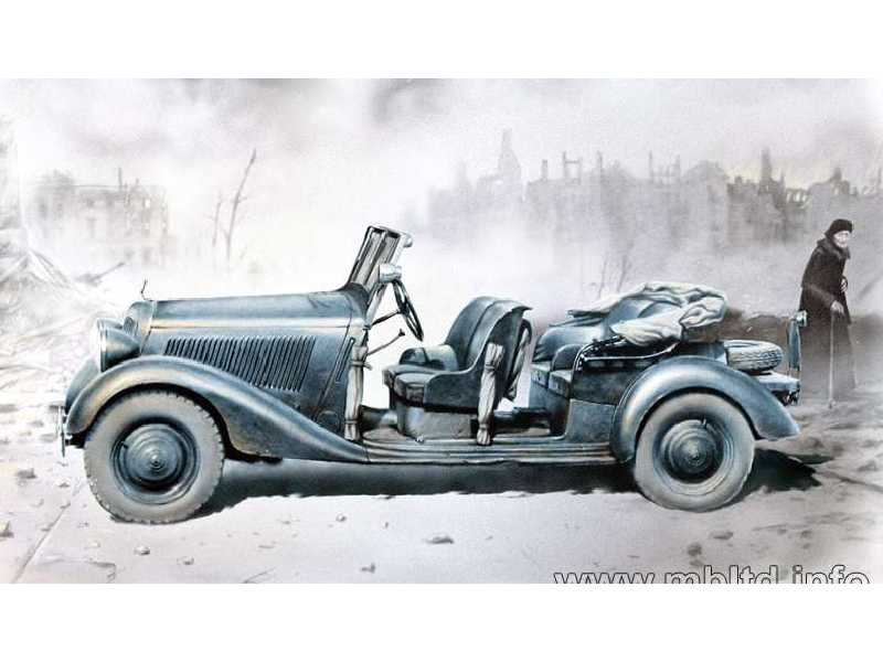 Niemiecki samochód Polizei-Kubelisitzwagen ab 1937 - zdjęcie 1 Niemiecki samochód Polizei-Kubelisitzwagen ab 1937 - zdjęcie 1