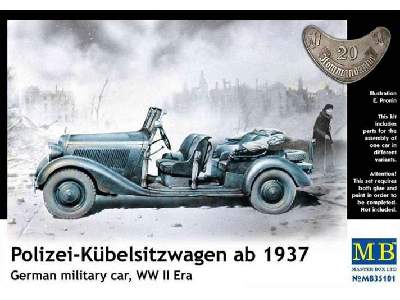 Niemiecki samochód Polizei-Kubelisitzwagen ab 1937 - zdjęcie 2
