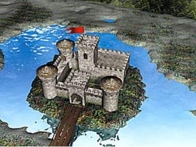 Średniowieczny zamek kamienny - zdjęcie 1
