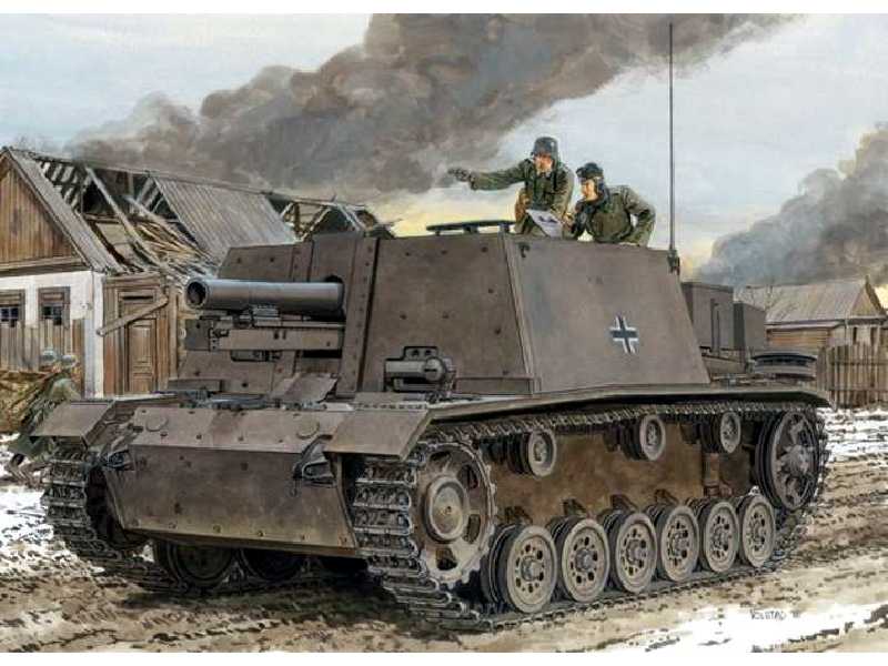 s.I.G.33 auf Fgst. Pz. Kpfw.III (Sfl.) - Smart Kit - zdjęcie 1 s.I.G.33 auf Fgst. Pz. Kpfw.III (Sfl.) - Smart Kit - zdjęcie 1