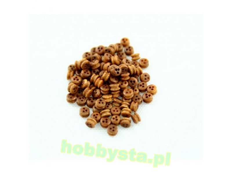 Jufersy orzech 2mm 100szt. - zdjęcie 1 Jufersy orzech 2mm 100szt. - zdjęcie 1
