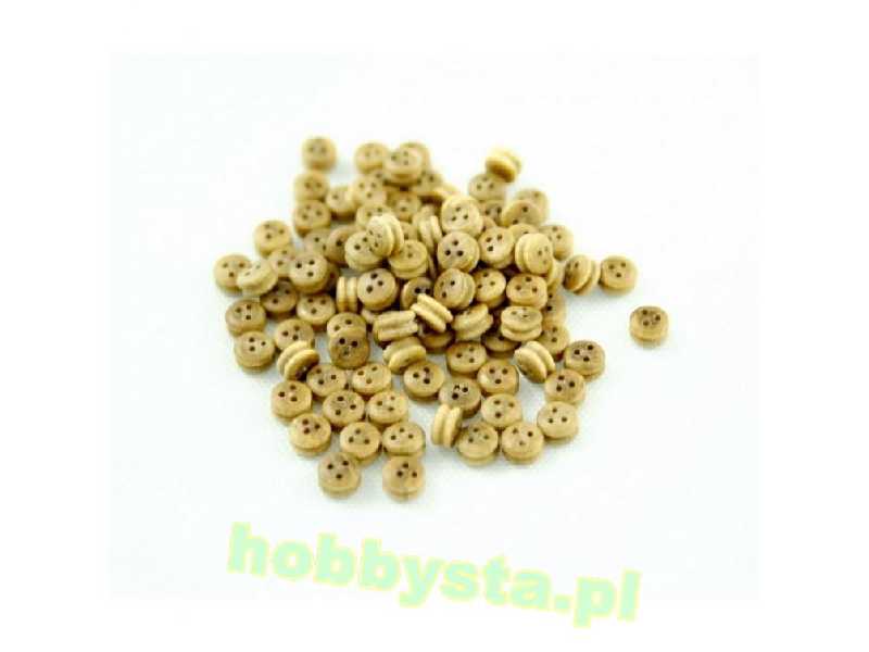 Jufersy orzech 3mm 100szt. - zdjęcie 1 Jufersy orzech 3mm 100szt. - zdjęcie 1