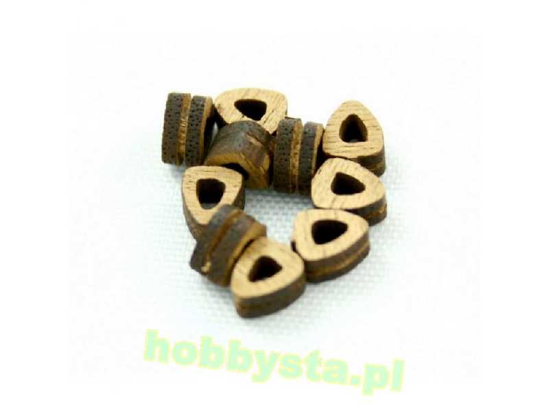 Jufersy sercowe 6mm 10szt. - zdjęcie 1 Jufersy sercowe 6mm 10szt. - zdjęcie 1