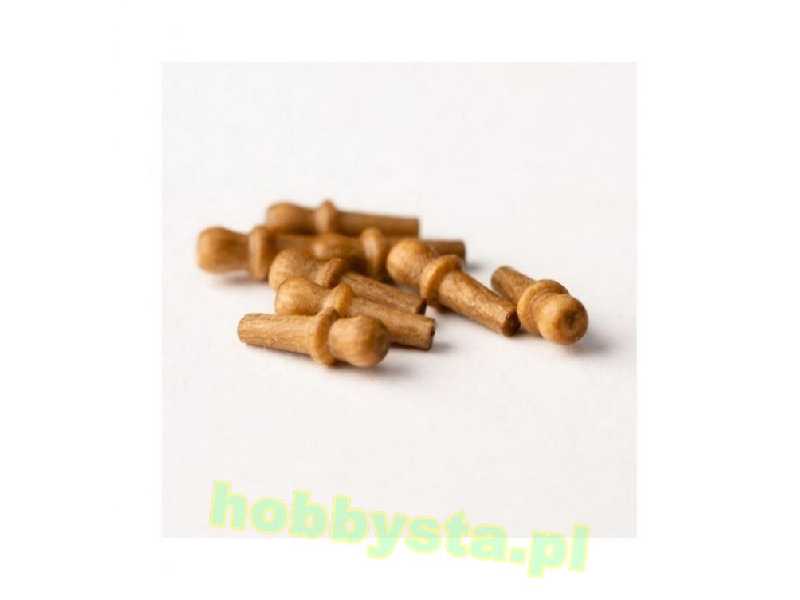 Nagle drewniane orzech 6mm 20szt. - zdjęcie 1 Nagle drewniane orzech 6mm 20szt. - zdjęcie 1