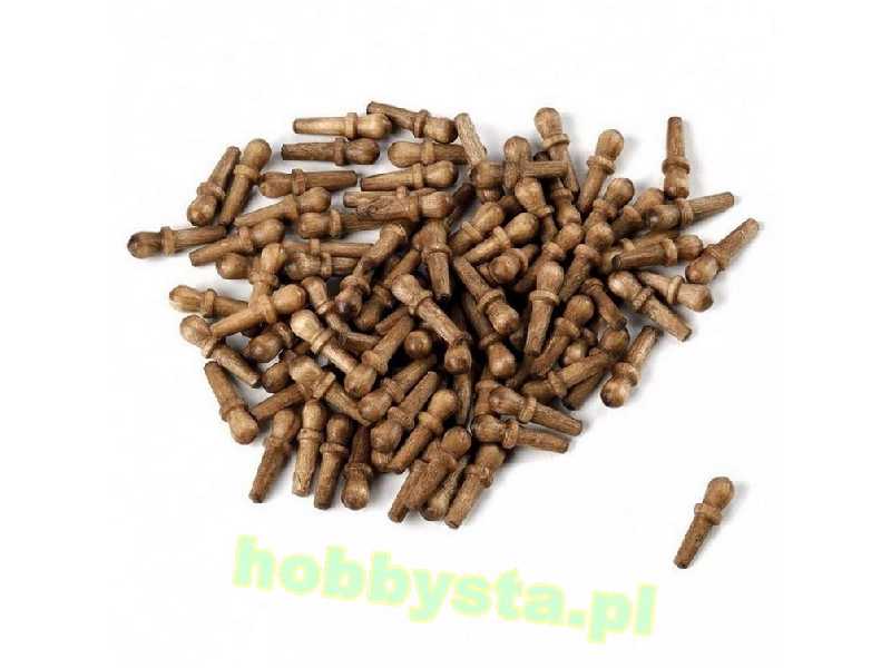 Nagle drewniane orzech 8mm 20szt. - zdjęcie 1 Nagle drewniane orzech 8mm 20szt. - zdjęcie 1