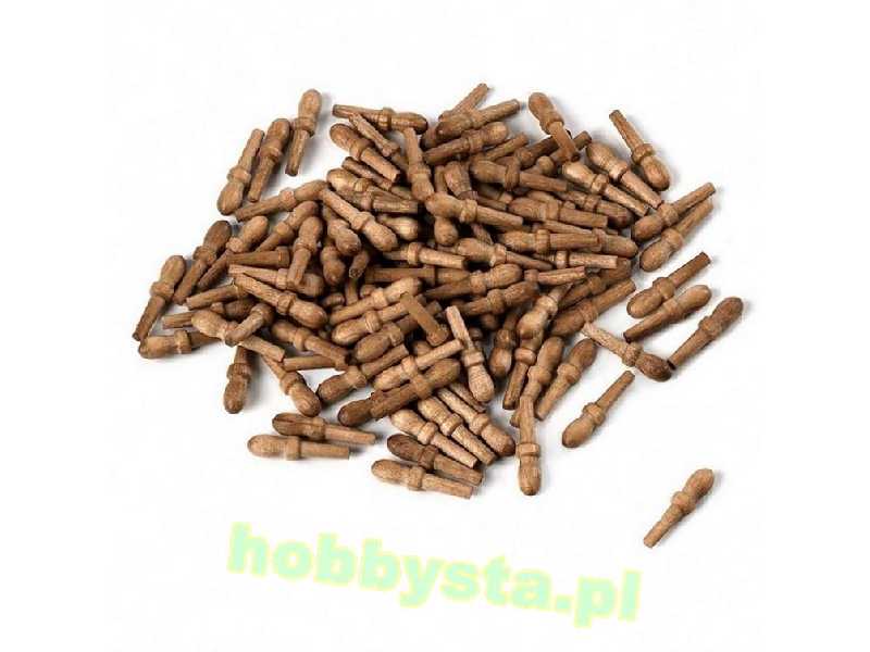 Nagle drewniane orzech 10mm 20szt. - zdjęcie 1 Nagle drewniane orzech 10mm 20szt. - zdjęcie 1