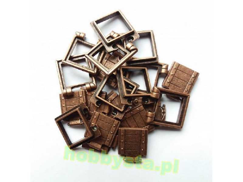 Ambrazury 13x13mm 10szt. - zdjęcie 1 Ambrazury 13x13mm 10szt. - zdjęcie 1