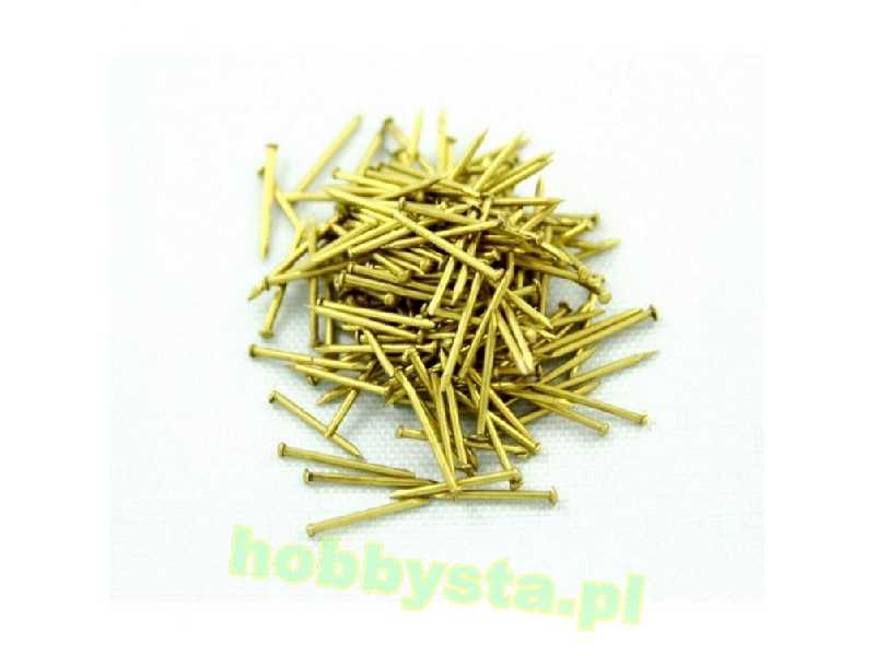Gwoździe mosiężne 0,7x10mm - 200szt. - zdjęcie 1 Gwoździe mosiężne 0,7x10mm - 200szt. - zdjęcie 1