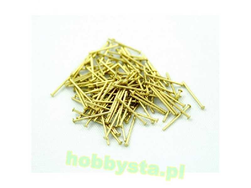 Gwoździe mosiężne ścięte 12mm - 200szt. - zdjęcie 1 Gwoździe mosiężne ścięte 12mm - 200szt. - zdjęcie 1