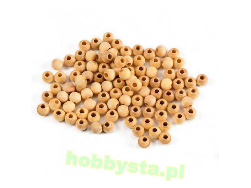 Kulki drewniane 4mm 20szt. - zdjęcie 1 Kulki drewniane 4mm 20szt. - zdjęcie 1