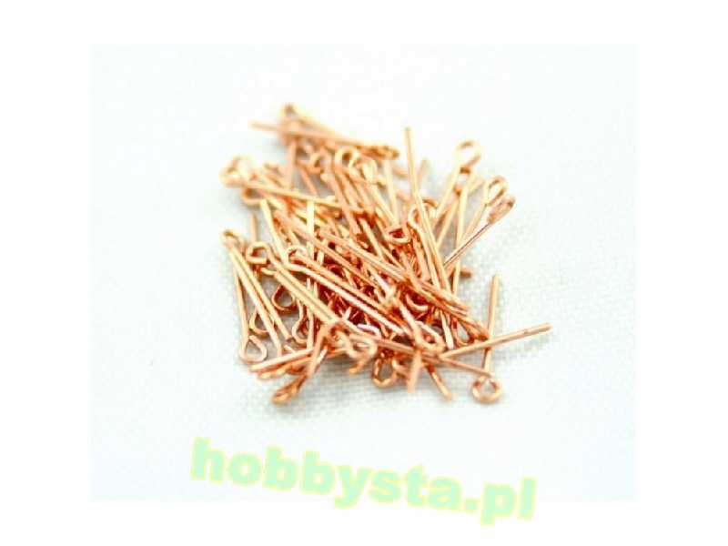 Szpilki z oczkami 0,5x11mm - 100szt. - zdjęcie 1 Szpilki z oczkami 0,5x11mm - 100szt. - zdjęcie 1