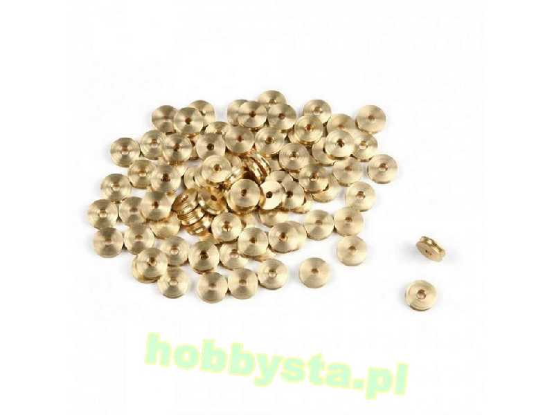 Krążek mosiężny 2,5mm 10szt. - - zdjęcie 1 Krążek mosiężny 2,5mm 10szt. - - zdjęcie 1