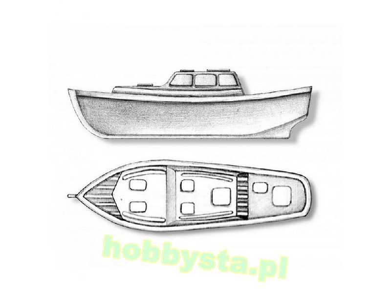 Motorówka plastikowa 80mm - zdjęcie 1 Motorówka plastikowa 80mm - zdjęcie 1