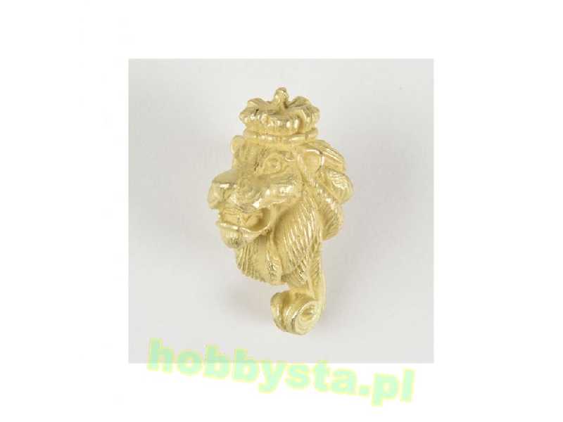 Figura galionowa - głowa lwa 38mm - zdjęcie 1 Figura galionowa - głowa lwa 38mm - zdjęcie 1