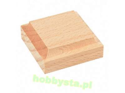 Podstawka z litego drewna 4x4x1,5cm - zdjęcie 1