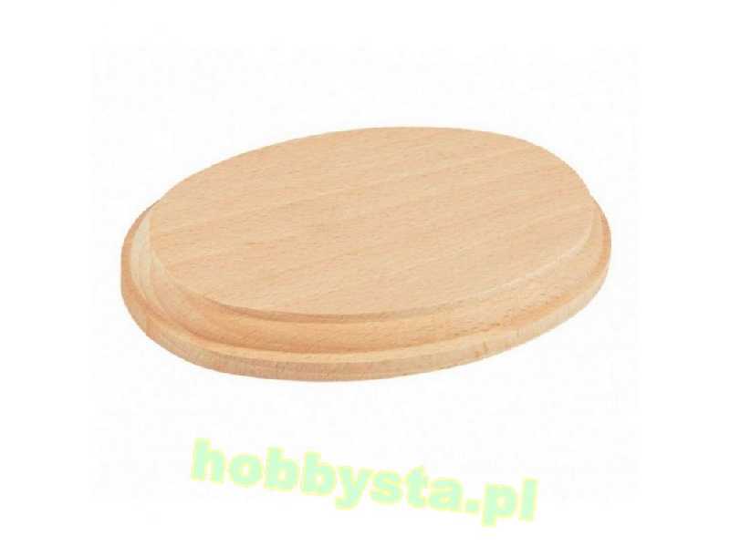 Podstawka owalna z drewna 16x10x2cm - zdjęcie 1 Podstawka owalna z drewna 16x10x2cm - zdjęcie 1