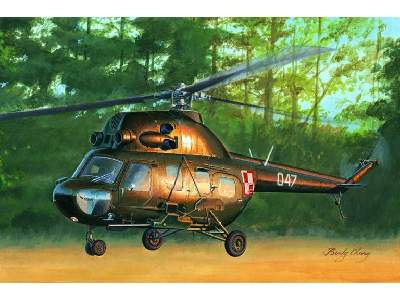 Śmigłowiec Mi-2US Hoplite gunship variant - polskie oznaczenia - zdjęcie 1