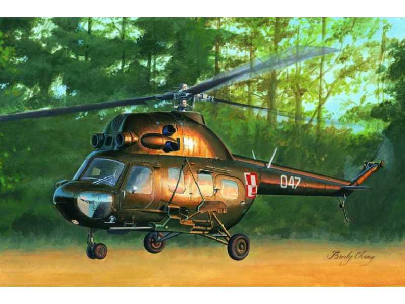 Śmigłowiec Mi-2US Hoplite gunship variant - polskie oznaczenia - zdjęcie 1 Śmigłowiec Mi-2US Hoplite gunship variant - polskie oznaczenia - zdjęcie 1