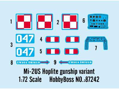 Śmigłowiec Mi-2US Hoplite gunship variant - polskie oznaczenia - zdjęcie 3