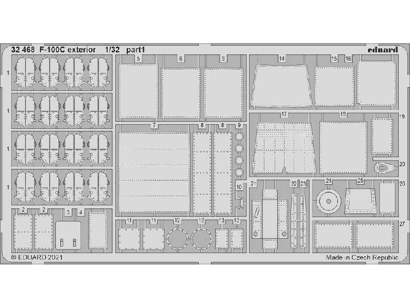 F-100C exterior 1/32 - zdjęcie 1 F-100C exterior 1/32 - zdjęcie 1