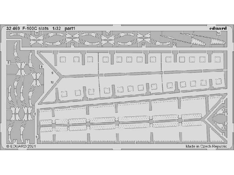 F-100C slats 1/32 - zdjęcie 1